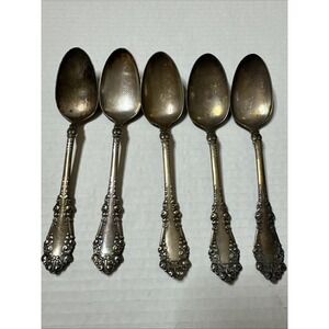 International Silver Berkshire  Place Oval Soup Spoon (5)‎